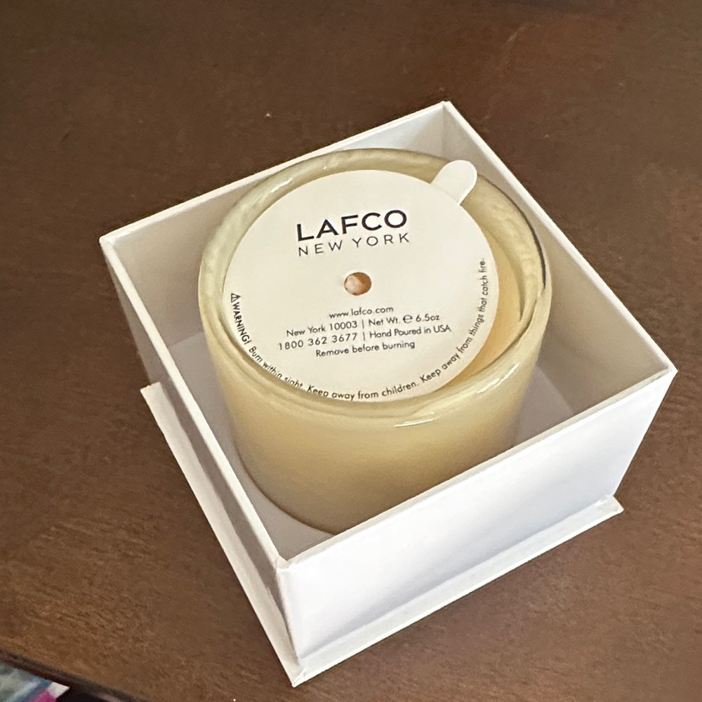 Cream Candle